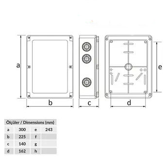 Термопластиковая коробка Bemis BB2-0731-0063 ABS 222x300x140 IP44 (5.1.1.98543) - фото №1