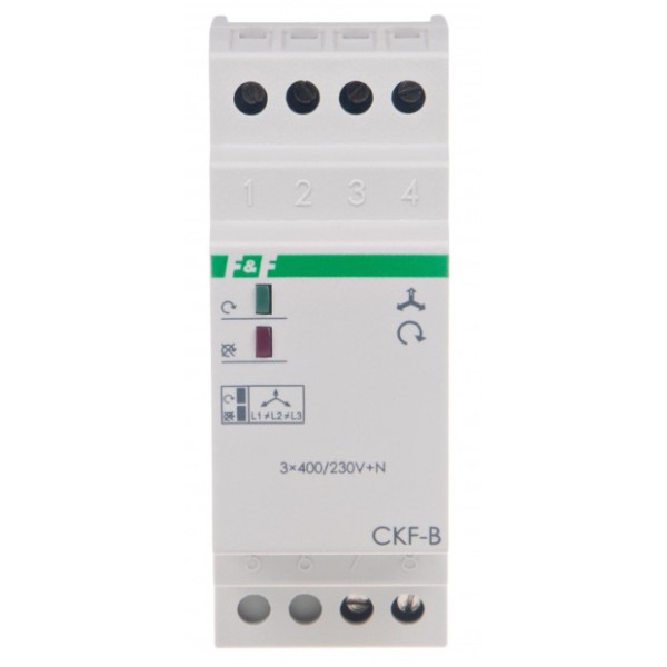 Реле контролю фаз CKF-B 380В 10А 2S - фото №1