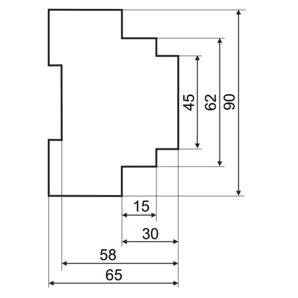 Реле контролю фаз CKF-B 380В 10А 2S - фото №8