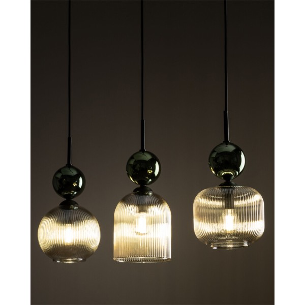 Подвесной светильник, люстра TK Lighting 11147 Sophia E14 3x10W IP20 зеленый - фото №1