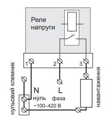 Реле напруги ZUBR D25 - фото №4