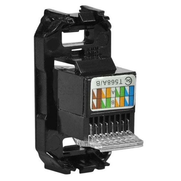 RJ45 розетка ABB Sky 2018.5 cat.5е із супортом - фото №3