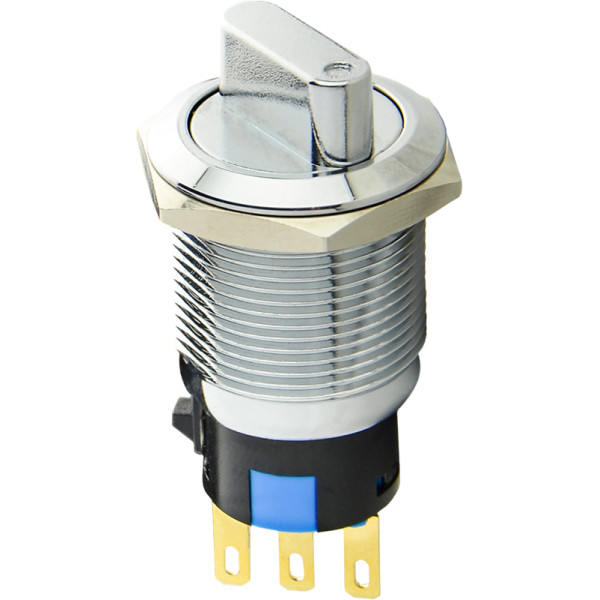 Перемикач на 2 положення металевий 1NO+1NC TY 19C-X11/2 Аско-Укрем (A0140010216) - фото №1