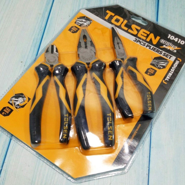 Набор шарнирно-губцевого инструмента Tolsen Профи (10410) - фото №2