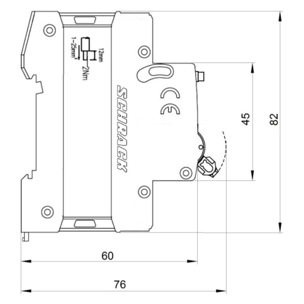АВДС Schrack AK667840 6кА 40А 30мА 3P+N х-ка C Тип A - фото №10