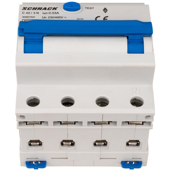 АВДС Schrack AK667840 6кА 40А 30мА 3P+N х-ка C Тип A - фото №8