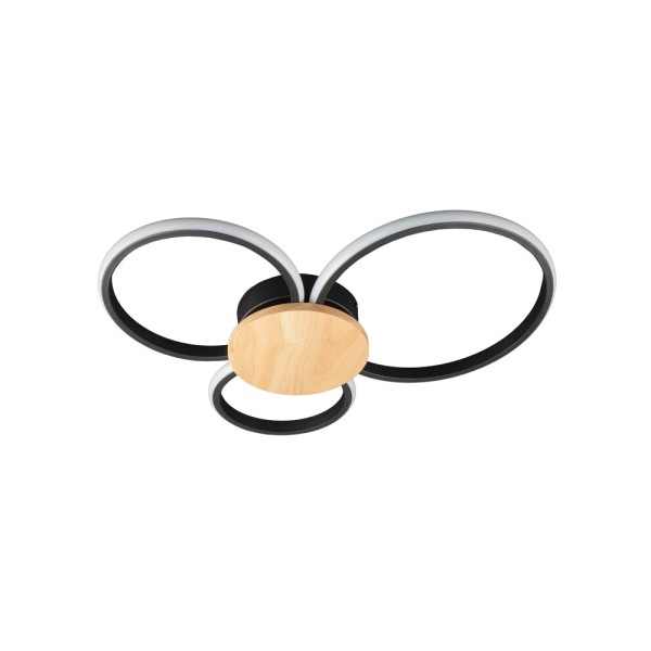 Люстра Goldlux 334343 Sabina LED 1x38W 4000K 5000Lm IP20 черная - фото №2