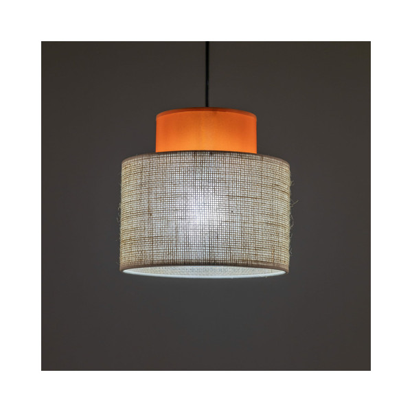 Подвесной светильник, люстра Tk Lighting 3255 Duo Juta E27 1x15W IP20 Бежевый - фото №1