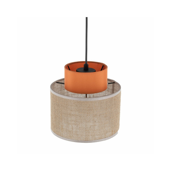 Подвесной светильник, люстра Tk Lighting 3255 Duo Juta E27 1x15W IP20 Бежевый - фото №3