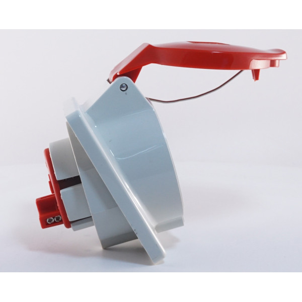 Наклонный силовой разъем WALTHER WL530 (3P+N+E) 32А 380V IP44 - фото №2