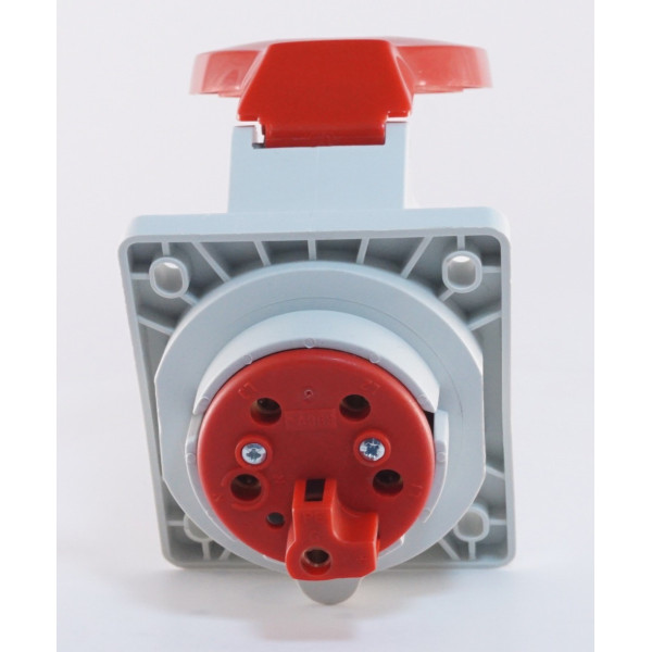 Наклонный силовой разъем WALTHER WL530 (3P+N+E) 32А 380V IP44 - фото №3