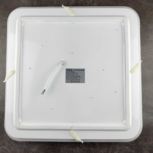 Світильник LED Violux ДББ ICE квадрат 48W 4500K IP20 ( 200040 ) - фото №3