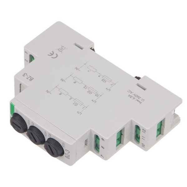 Модульний блок запобіжників F&F BZ-3 макс. 250В AC/DC 6,3А - фото №1