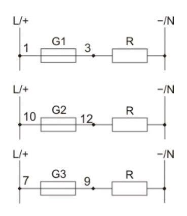 Модульний блок запобіжників F&F BZ-3 макс. 250В AC/DC 6,3А - фото №3