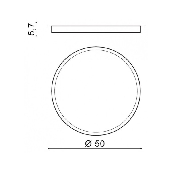 Світильник стельовий AZzardo AZ4766 Monza Led R50 Ctt - фото №1