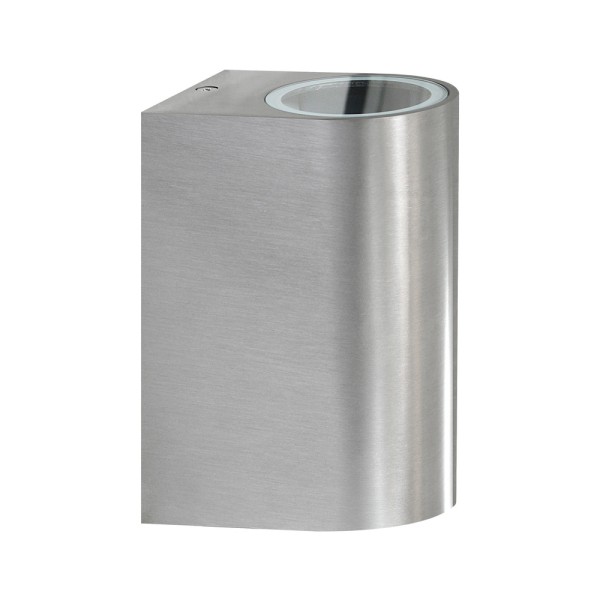 Вуличний світильник Goldlux 304599 Boston GU10 2x10W IP44 сріблястий - фото №1