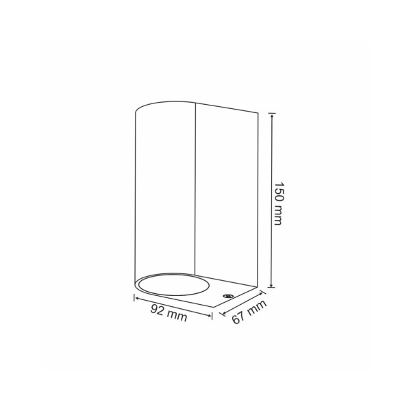 Вуличний світильник Goldlux 304599 Boston GU10 2x10W IP44 сріблястий - фото №3