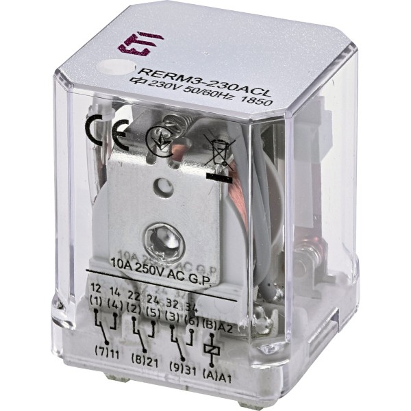 Електромеханічне реле ETI 002473061 RERM3-230ACL 3p (16A AC1 250V AC)
