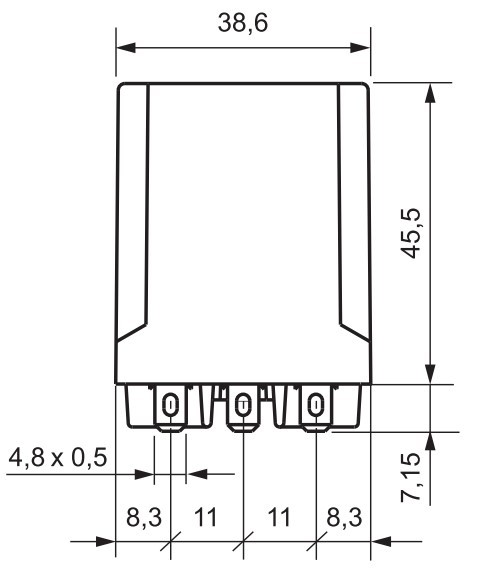Електромеханічне реле ETI 002473061 RERM3-230ACL 3p (16A AC1 250V AC) - фото №1