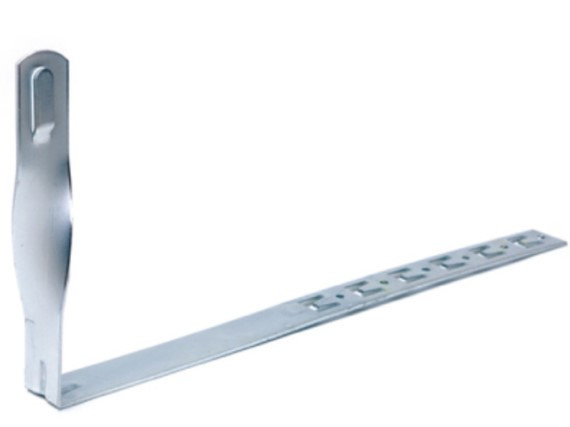 Стальний скручений тримач струмопровідного провідника DKC ND2206 Ø8мм під черепицю довжиною 330мм