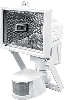 Прожектор E.Next e.halogen.move.500.white 500Вт з датчиком руху білий (l003011)