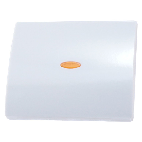 Клавіша однокнопкового вимикача Siemens Iris 18705-AL з підсвічуванням (слонова кістка) - фото №1