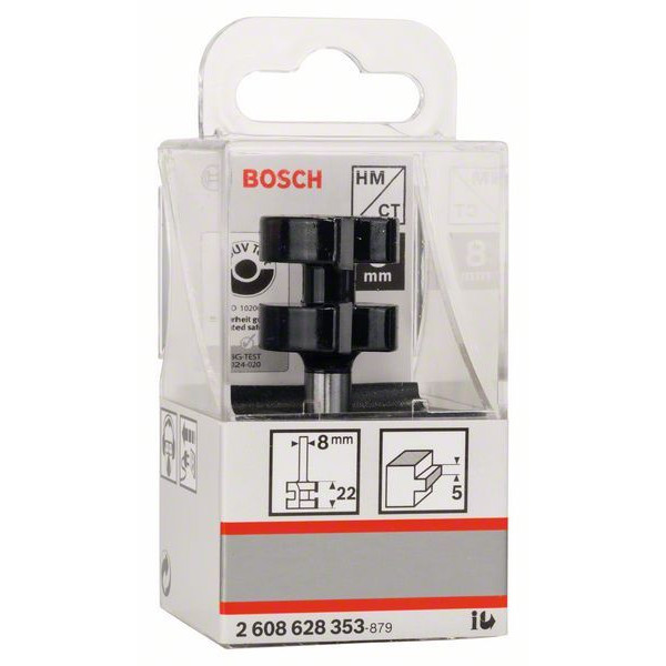Гребінцева фреза Bosch Std S8/D25/L5 - фото №3