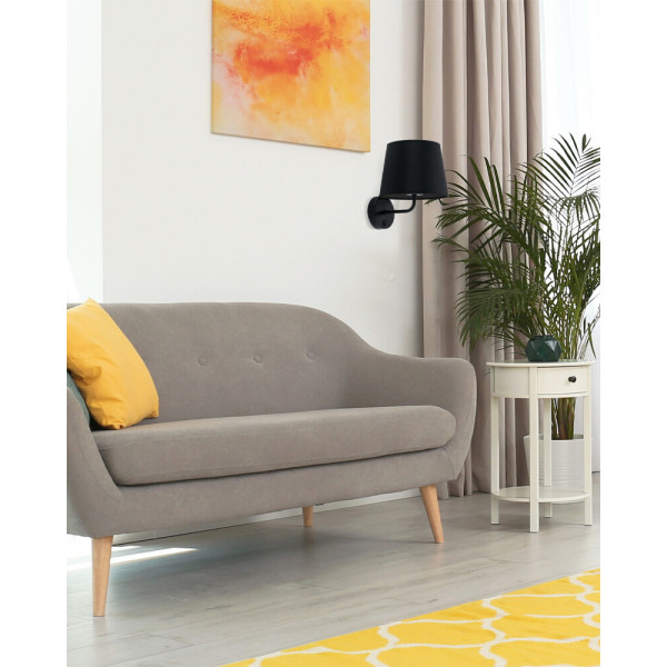 Бра, настінний світильник TK lighting 1884 MAJA BLACK - фото №3