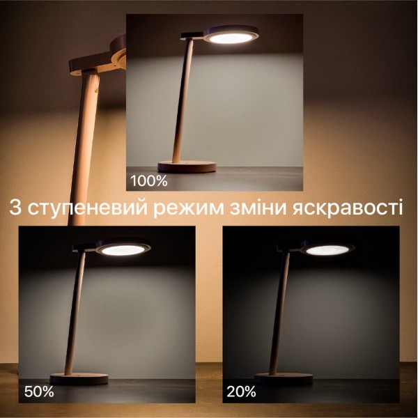 Настільна лампа з акумулятором BARBIE 9W 4200К біла Violux ( 540002 ) - фото №5