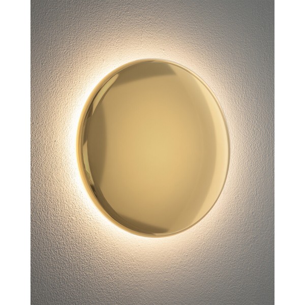 Бра для ванної, світильник Nowodvorski 11942 Astra LED 1x8W 3000K 180Lm IP65 золотий - фото №1