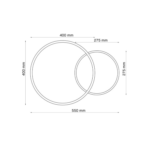 Люстра Goldlux 328458 Roman 2 Led 2x33W 4000K 2700Lm IP20 Белая - фото №2