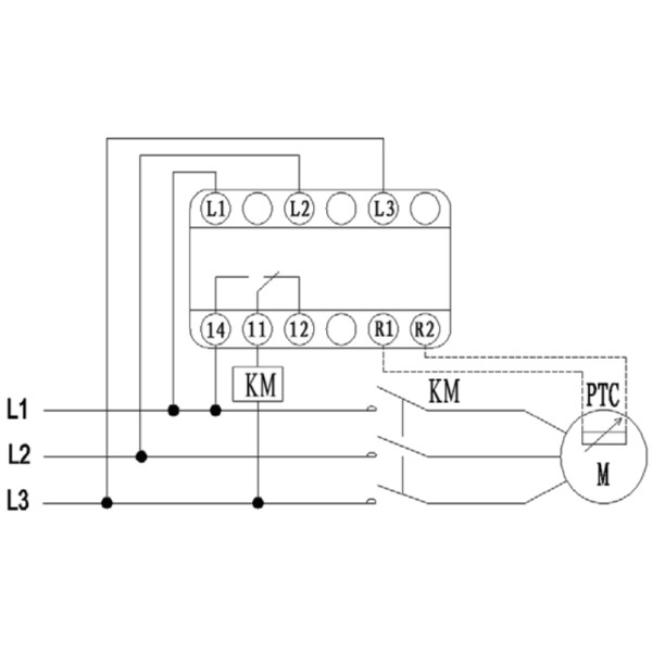 Реле контроля последовательности и обрыва фаз NOARK Ex9JP-6P AC400V (110237) - фото №1