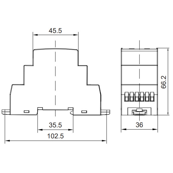 Реле контроля последовательности и обрыва фаз NOARK Ex9JP-6P AC400V (110237) - фото №2