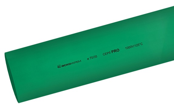 Зелена термозбіжна трубка Аско-Укрем PRO Ø 70,0/35,0 (A0150040618)