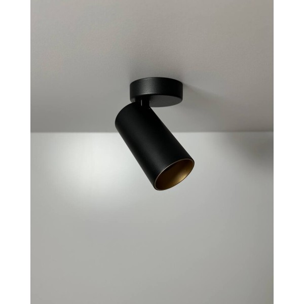 Светильник поворотный, спот Nowodvorski 7763 Mono GU10 1x10W IP20 черный - фото №1
