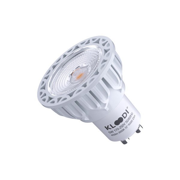 Светодиодная лампочка Kloodi KDGU10-QL 5WCOB 2.7K 10D WH DIM GU10 450Lm IP20 - фото №2