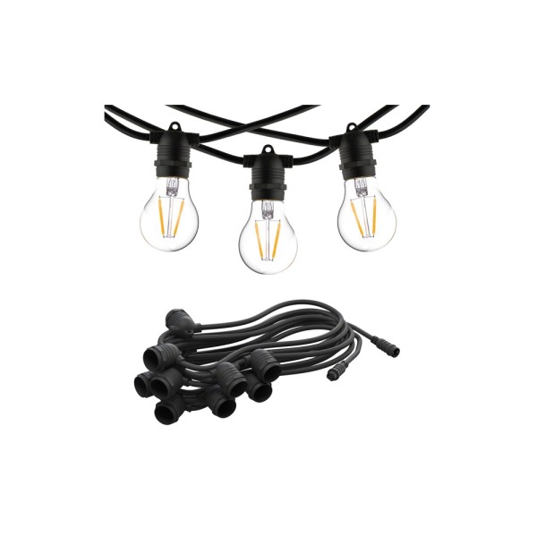 Гирлянда Nowodvorski 7872 Festoon Lights E27 15x15W IP65 черный