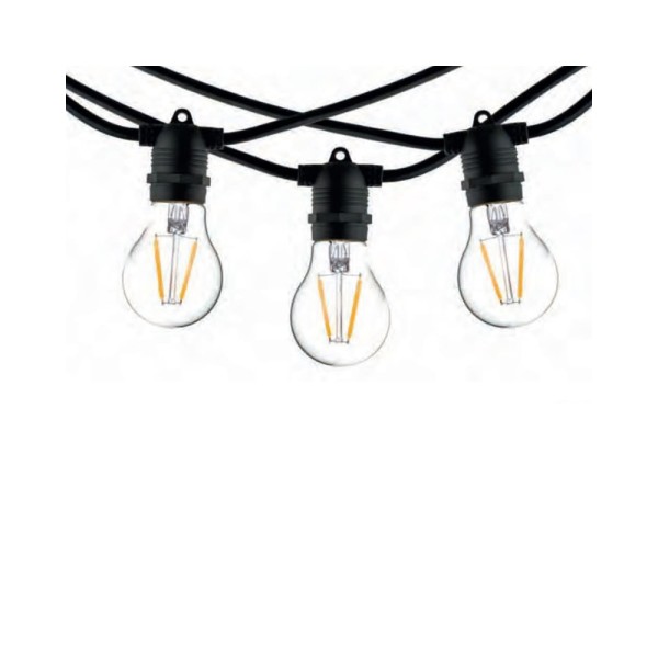 Гирлянда Nowodvorski 7872 Festoon Lights E27 15x15W IP65 черный - фото №3