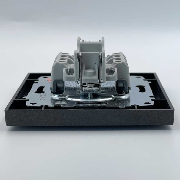 Вимикач EL-BI VEGA антрацит матовий 1-кл проміжний ( 510-016700-214 ) - фото №3