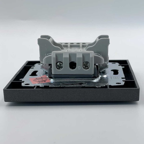 Вимикач EL-BI VEGA антрацит матовий 1-кл проміжний ( 510-016700-214 ) - фото №4