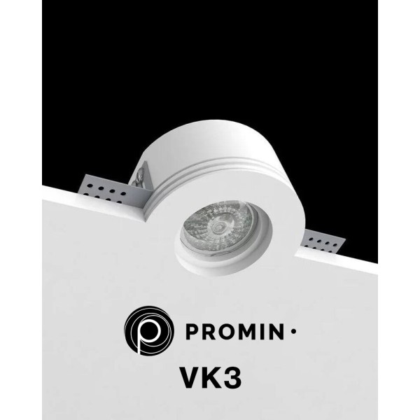 Точечный светильник Promin Blitz S VK3 GU10/GU5.3 1x10W IP20 Wh - фото №1