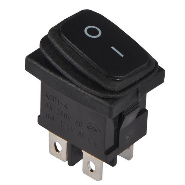 Переключатель TNSy KCD1-4-201W B/B IP65 черный (TNSy5500702)