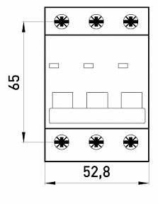 Модульный автоматический выключатель E.Next e.mcb.pro.60.3.B 3р 2А В (p041037) - фото №1