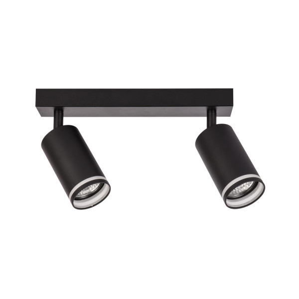 Светильник поворотный, спот Goldlux 322333 Paris GU10 2x10W IP20 Черный