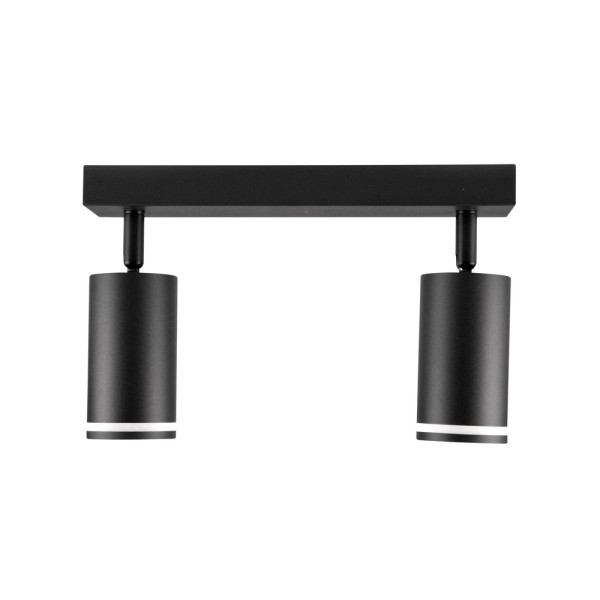 Светильник поворотный, спот Goldlux 322333 Paris GU10 2x10W IP20 Черный - фото №2