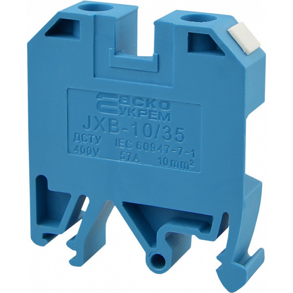 Клеммник Аско-Укрем JXB 10/35 синий (A0130010025) - фото №3
