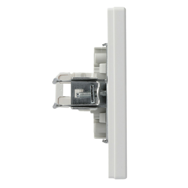 Розетка компьютерная одинарная RJ45 кат.5е UTP белая Asfora, EPH4300121 - фото №2