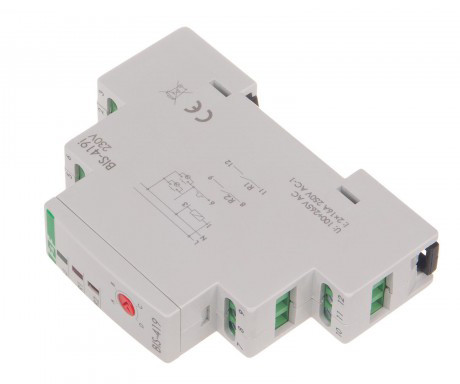 Імпульсне реле F&F BIS-419-LED 230В 4 функції - фото №2