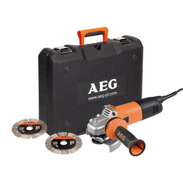 Кутова шліфувальна машина AEG 4935451303 1000Вт Ø125мм - фото №1