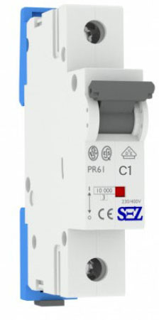 Однополюсный автомат SEZ 61 C 1А (PR61C1А)